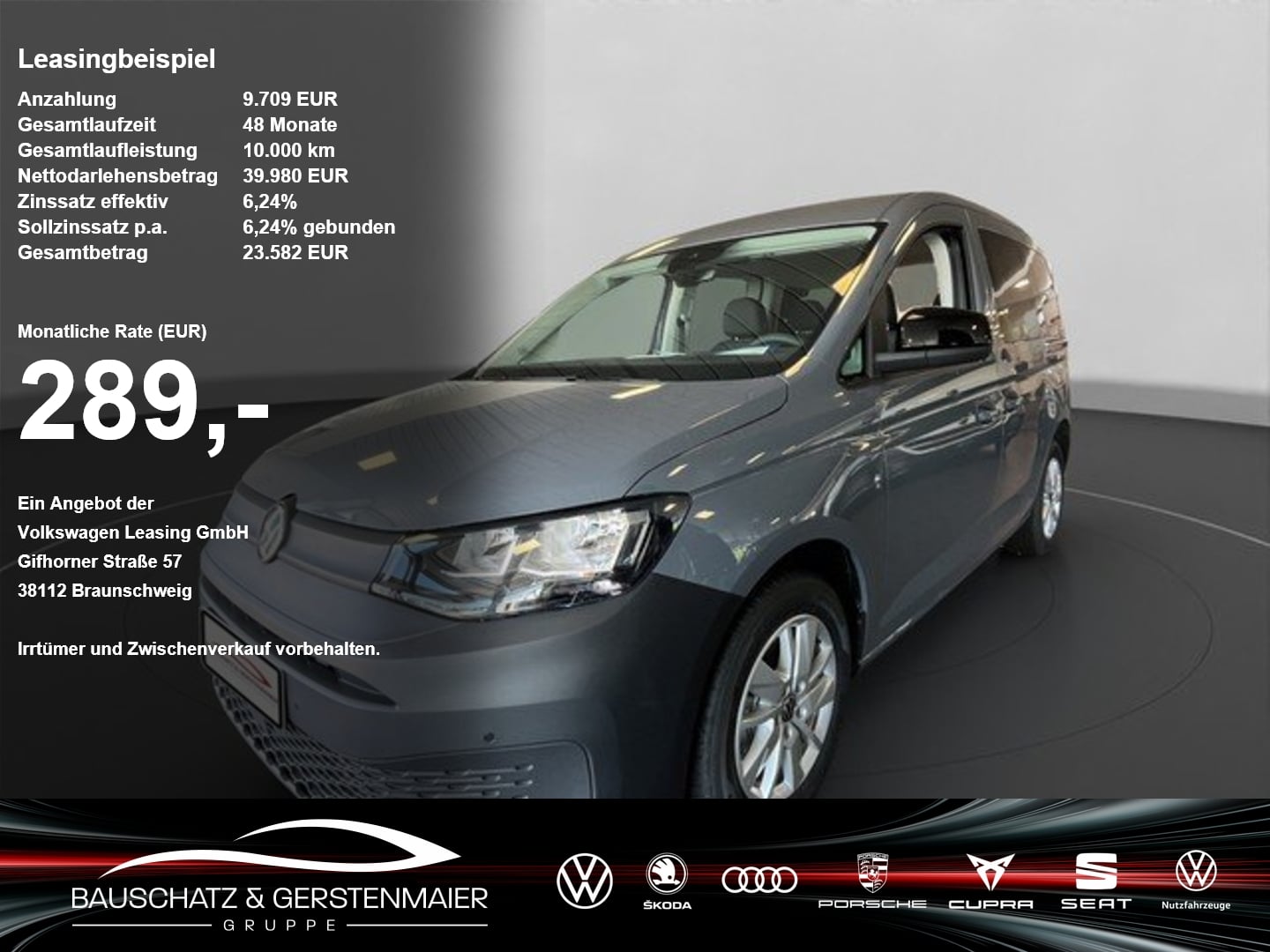 VW Caddy Kombi 2.0 TDI *AHK*KLIMA*RFK*SZH*PRIVACY*