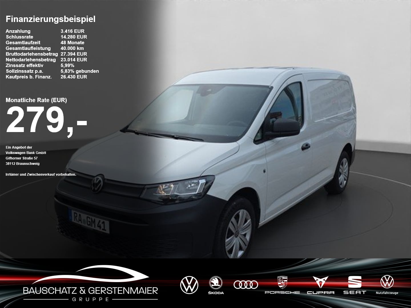 VW Caddy Cargo Maxi 2.0 TDI *KLIMA*GRA*VIRTUAL*