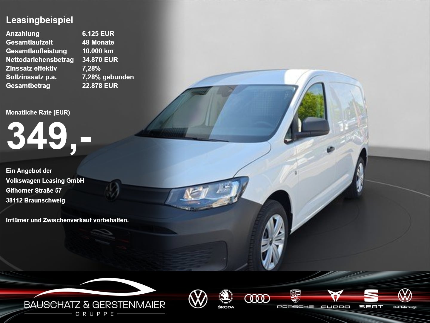 VW Caddy Cargo Maxi 2.0 TDI *KLIMA*AHK*SZH*KLIMA*