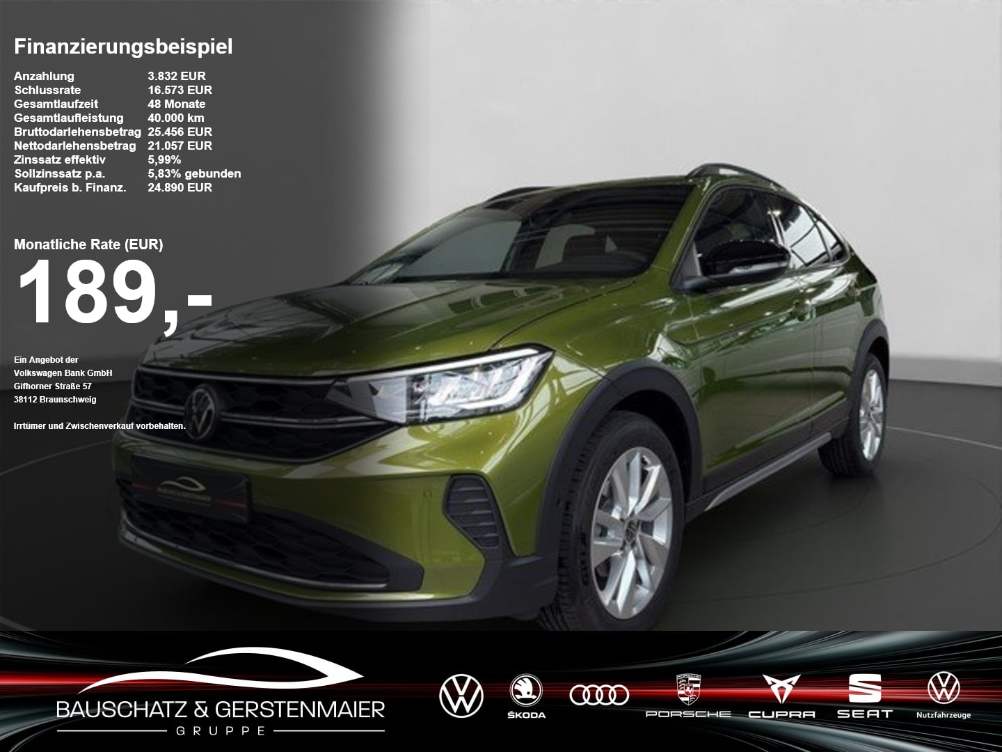 VW Taigo 1.0 TSI DSG Energy Life