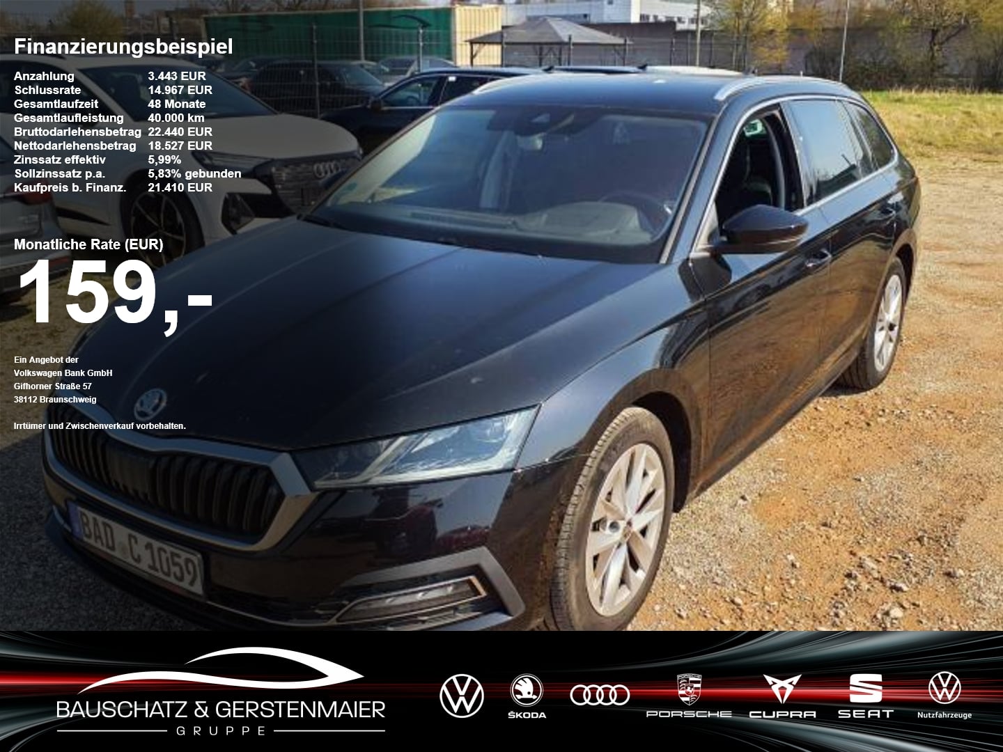 Skoda Octavia Combi 2.0 TDI DSG Style *LEDER*NAVI*LED* Akustikglas ACC HUD