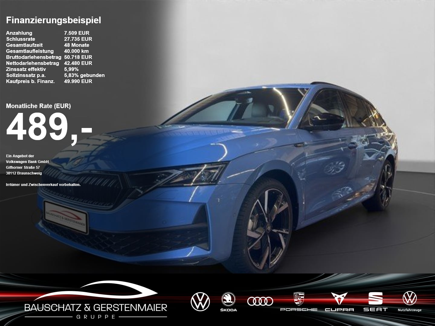 Skoda Octavia Combi Sportline 2.0 TDI 110 kW 7-Gang-DSG